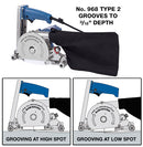 Crain 968 Floor Following Power Groover