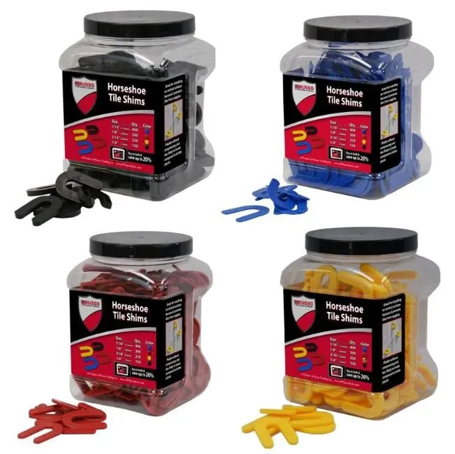 Russo Horseshoe Tile Shims ( 4 sizes available)