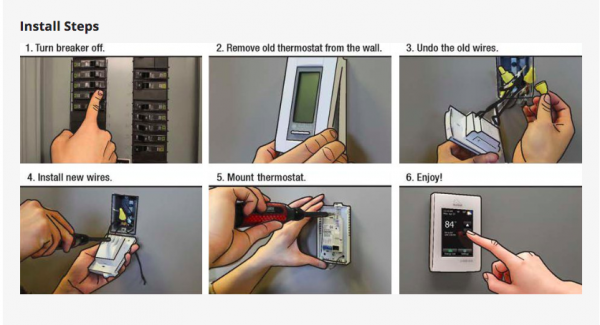 Nuheat HOME Programmable Thermostat AC0056