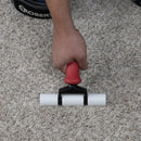 Roberts 10-124 6" Pro Cut Pile Carpet Seam Roller, in use