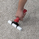 Roberts 10-124 6" Pro Cut Pile Carpet Seam Roller, in use