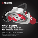 Roberts 10-46 Super Six 6" Jamb Saw, in use