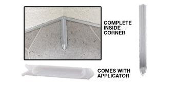 CRAIN 271 4" SILVER LINOLEUM IN-CORNER