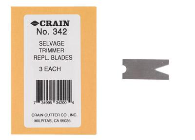 CRAIN 342 SELVAGE TRIMMER BLADE - 3/PK