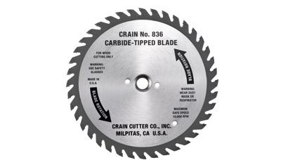 CRAIN 836 CARBIDE-TIPPED BLADE FOR 835